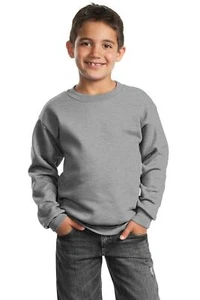 PC90Y Port & Company - Youth Core Fleece Crewneck Sweatshirt - Picture 1 of 24