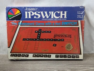 New & Sealed Scrabble Ipswich Crossword Board Game Selchow & Righter (1983) - Image 1 of 4