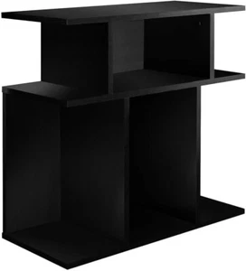 Monarch Specialties , Accent Side Table, Black, 24H", Rectangular - Picture 1 of 6