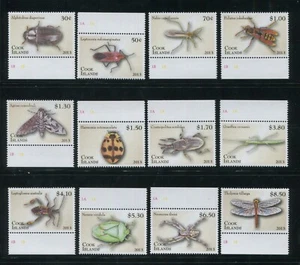 2013 Cook Islands Insects & Spiders Postage Stamps #1460-1471 Mint Set - Picture 1 of 1