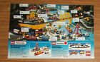 Seltene Werbung LEGO Trains 4563 Eisenbahn 4558 Schnellzug 6542 Hafen 1991