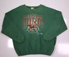 Sweat-shirt vintage années 90 University of Miami Hurricanes Team Edition XL