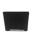 Salvatore Ferragamo Two-Fold Wallet Leather BLK Solid Color Men 66A063