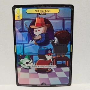 Pudgy Penguin TCG Vibes Not Your Keys 1st Edition 64/200 Holo Foil Holofoil - Picture 1 of 1
