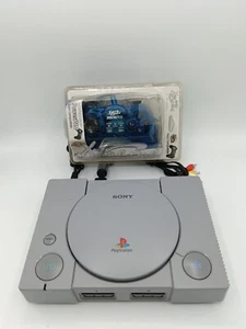 SONY PLAYSTATION 1 PS1 FAT CONSOLE COMPLETA VINTAGE PAL ORIGINALE + JOYPAD COMP - Foto 1 di 15