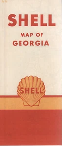 Mappa stradale Shell 1960: Georgia NOS - Foto 1 di 1