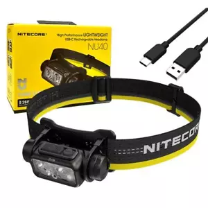 Nitecore NU40 High Performance Lightweight USB-C rechargeable Headlamp - 1000 Lu - Picture 1 of 1