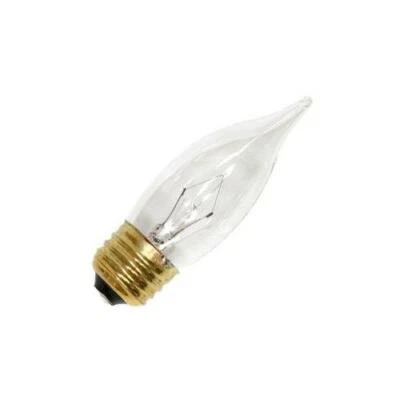 Westinghouse 0326400, 25 Watt, 120 Volt Clear Incand CA10 Light Bulb, 1500 Ho... - Image 1 of 2