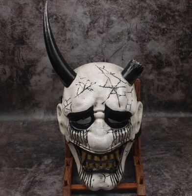 Ghostwire: Máscara de Tokio Pieza facial portátil Tocado Resina Juegos con disfraces Fiesta Accesorios  Foto 1 de 4