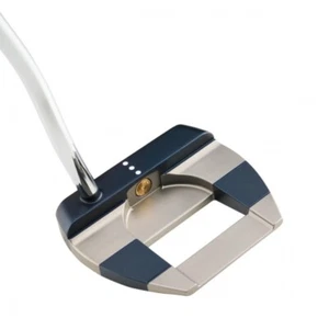 ODYSSEY AI-ONE MILLED JAILBIRD MINI T Putter 34in Double Bend Men 3° Loft Navy - Picture 1 of 8