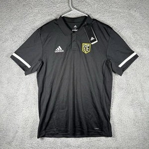 Adidas Climacool Herren Polo Kurzarm Shirt M schwarz Premier Lacrosse League - Bild 1 von 13