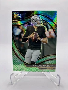 2020 Panini Select Marcus Mariota Field Level Dragon Scale Prizm /67 339 Raiders - Foto 1 di 2