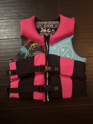 Hyper Lite Wake Co Kids Life Vest Youth 55-88 Lbs Life Jacket - Image 1 of 4