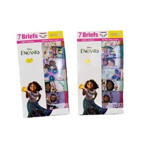 2 - 7 Pair Packs of Disney Encanto Girls Underwear Size 8 100% cotton NEW NIB - Picture 1 of 2