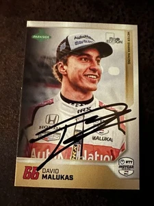 2025 Parkside Indy Car Trading Card 500 Signed David Malukas First Edition - Picture 1 of 1