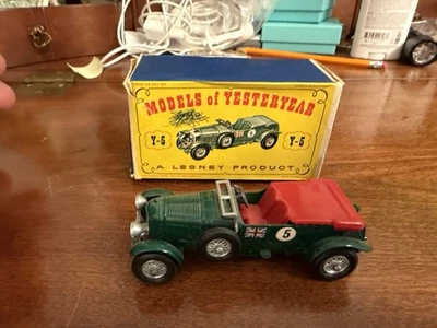 Modelos Matchbox de antaño Y-5 1929 soplador de 4,5 litros modelo Bentley! Foto 1 de 4