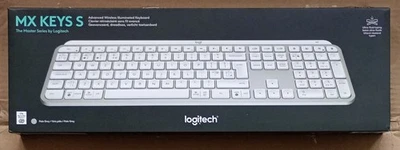Logitech MX Keys S Tastiera a membrana wireless - Grigio pallido, Regno Unito inglese - Immagine 1 di 3