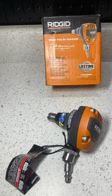 RIDGID 气动 1 1/2 英寸 - 3 1/2 英寸迷你棕榈钉枪- R350MPF — 第 1/4 张图片