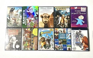 DVD Lot of 10 New Sealed Kids Children Disney Christmas Dinosaurs Rare - Picture 1 of 4