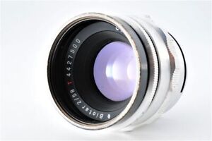 2088LR41 Carl Zeiss Jena BIOTAR Red T Lens f2 58mm exakta [operation confirmed]