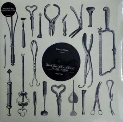 Psycatron & Detroit Grand Pubahs - NVRSAYNVR - Maxi 12" Vinyl, 2 Tracks, 2011 - Bild 1 von 2