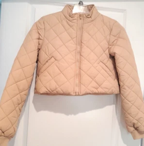 Chaqueta Princess Polly Beige Polly Puffer Cremallera Completa Talla Mujer Talla 4 - Imagen 1 de 7