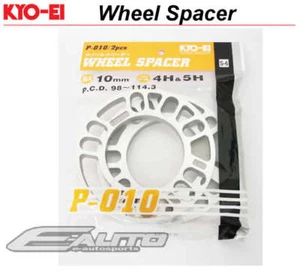 JDM KICS KYO-EI 10mm RIM WHEEL SPACER 4x100 4x114 5x100 5x112 5x114 PCD 98-114 f - Picture 1 of 1