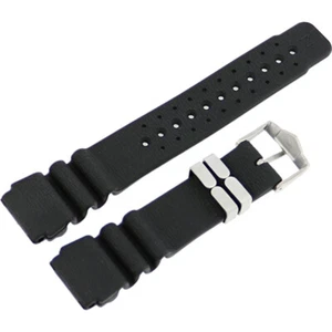 Citizen Watchband 21mm Black Divers Rubber Strap sub for G0089, G0121 59-G0151 - Picture 1 of 3