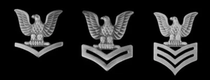 1ST 2ND 3RD CLASS PETTY OFFICER LAPEL HAT PIN CHOOSE YOURS US NAVY PO VETERAN - Picture 1 of 28
