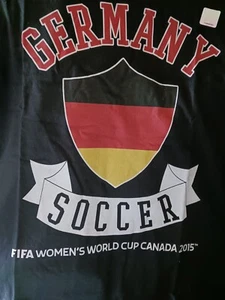 Shirt M?L, Germany,Flag Color,Black Red Gold,SOCCER FIFA WOMAN'S WORLD CUP 2015 - Picture 1 of 5