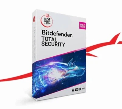 Bitdefender Total Security 2026  1 Year 1 Windows Device + Daily VPN - Image 1 of 4