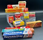 12PC vintage dollhouse miniature play time realistic FOOD items,GROCERY store