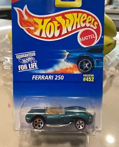 Hot Wheels 1995 Ferrari 250 #452 ruota verde 5 fori - Foto 1 di 1