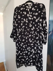 Lovely sheer black Masai dress size Medium in great condition - Picture 1 of 13