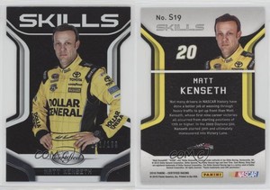 2016 Certified Skills /199 Matt Kenseth #S19 HOF