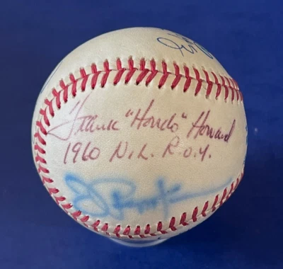 Multi-Signed Signed Rawlings AL Baseball 9 Autos Frank Howard  100% Guarantee - Image 1 of 4