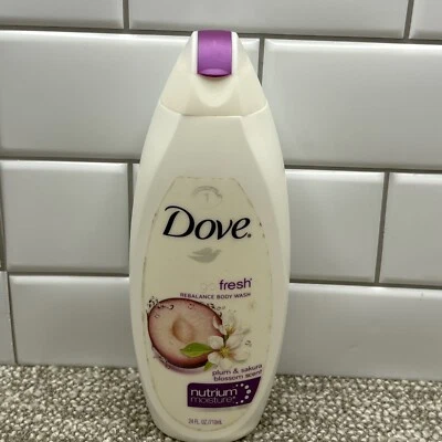 Dove Go Fresh Body Wash Plum Sakura Blossom Nutrium Moisture 24oz Discontinued - Image 1 of 4