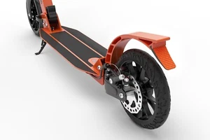 Adult City Suspension Push Kick Scooter Folding Large 200mm Wheels gift-used - Picture 1 of 9
