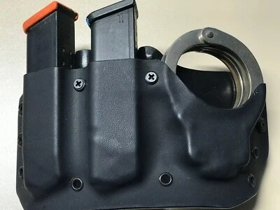 Fits Glock .40/9mm Double mag and Handcuff Pouch - Image 1 of 4