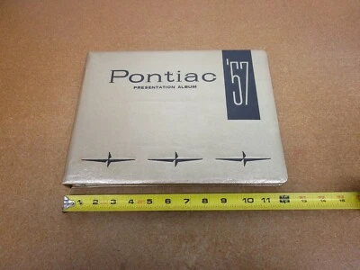 Pontiac 1957 álbum de concesionario presentación Star Chief Super Chief libro de datos Foto 1 de 4