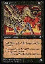 1x Clot Sliver Tempest MtG Magic Black Common 1 x1 Card Cards