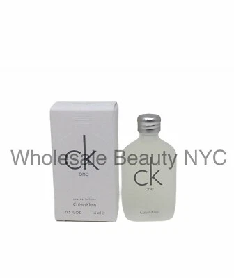 CK One by Calvin Klein Eau de Toilette Splash Unisex - 0,5 OZ/15 ml - Nuevo en Caja Foto 1 de 2