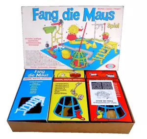 Fang die Maus Strategie Spiel Gesellschaft Brettspiel Arxon 1973 100% Komplett - Bild 1 von 3