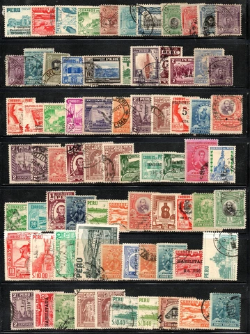 PERU, LOTE VARIADO DE SELLOS  (PE- 17) Cover