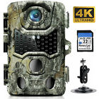 32MP Wildlife Trail Camera 4K Game Night Vision Outdoor Motion Hunting Cam UK