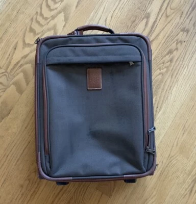 "Maleta de mano pequeña Longchamp Boxford 19"" tweed/marrón" Foto 1 de 4