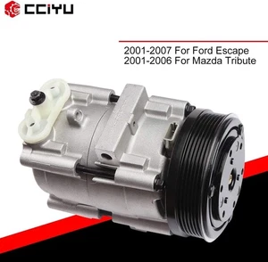 A/C Compressor For 2001-2007 Ford Escape 2001 2002-2005 2006 Mazda Tribute 3.0L - Picture 1 of 7