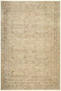 Fetscher Traditional Tan Area Rug - Galey Alix Livabliss - Picture 1 of 16
