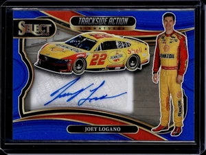 2025 Select Racing Joey Logano Trackside Action Signatures Auto Blue 74/99! - Bild 1 von 2