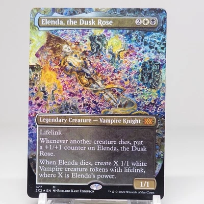 Elenda, the Dusk Rose (Borderless) -Foil Near Mint MTG Double Masters 2022 - Image 1 of 2